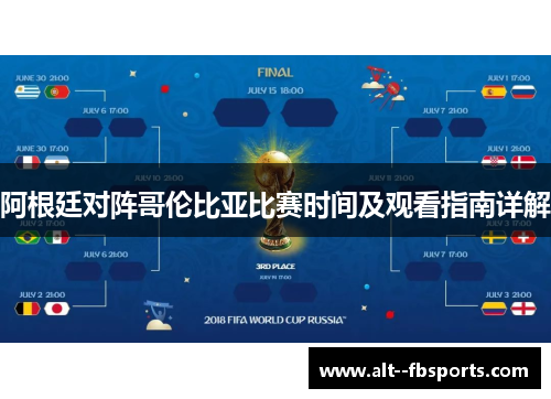 阿根廷对阵哥伦比亚比赛时间及观看指南详解